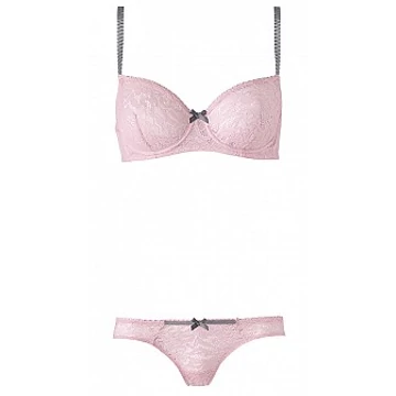 Pink lolitastílusú fehérnemű szett